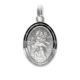 Sterling Silver Oval St Christopher Pendant