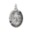 Sterling Silver Oval St Christopher Pendant