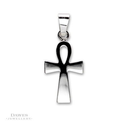 Small Sterling Silver Ankh Pendant