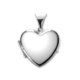 Silver Plain Heart Shape Locket