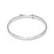 Sterling Silver Patterned Expanding Bangle