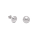 Sterling Silver Button Stud Earrings 12mm