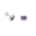 Sterling Silver Amethyst Stud Earrings