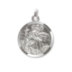 Silver St Christopher Pendant 18mm Double Sided