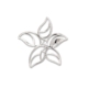 Sterling Silver Fancy Flower Pendant