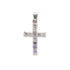 Sterling Silver Cubic Zirconia Cross
