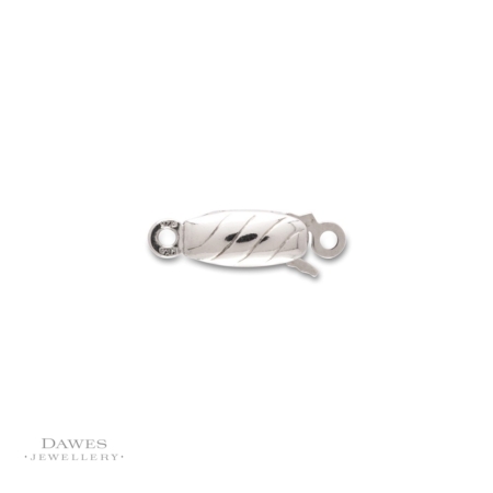 Small Sterling Silver Patterned Clasp