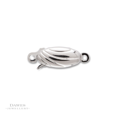 Sterling Silver Single Row Clasp