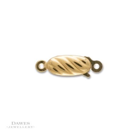 Silver Gilt Patterned Clasp