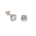 Sterling Silver Cubic Zirconia Stud Earrings