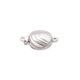 Sterling-Silver Single Row Pearl Clasp